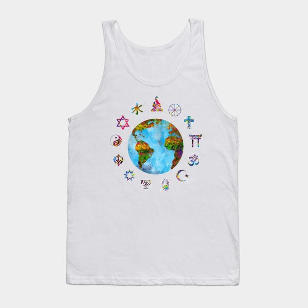 World religions Tank Top by RosaliArt